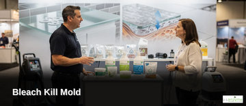 Bleach can technically kill mold when it lands on a hard, non-porous surface such as