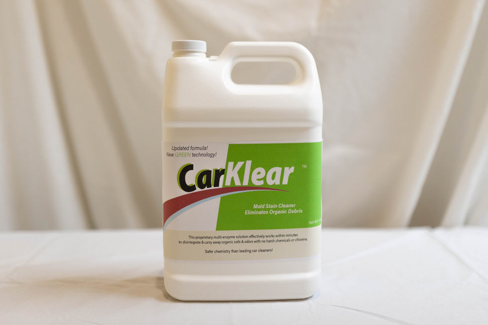 US Enzyme Car Klear spray featured among car AC mold-cleaning tools